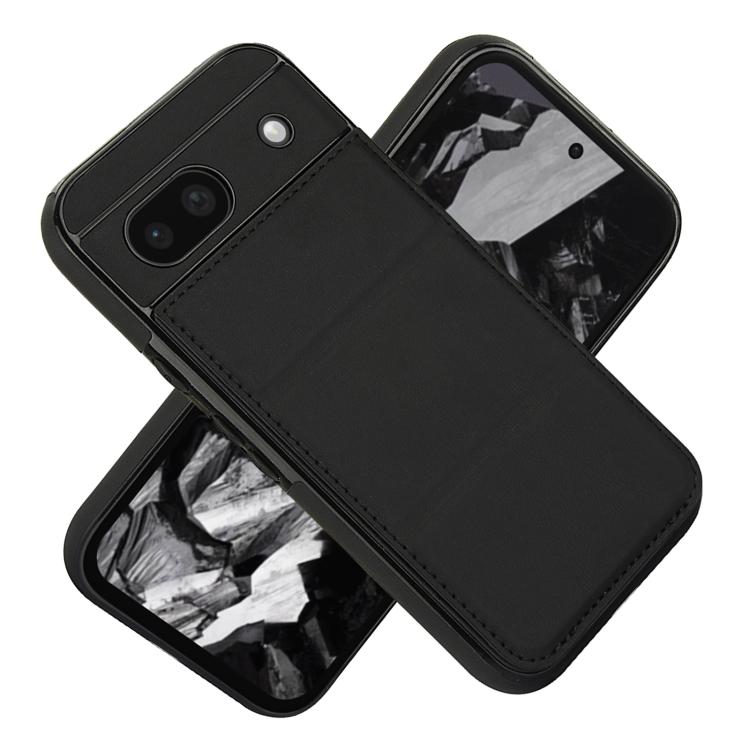 For Google Pixel 8a Tri-fold Holder Leather Phone Case with Card Slot