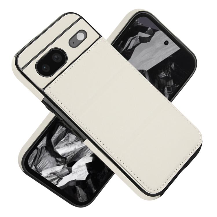 For Google Pixel 8 Tri-fold Holder Leather Phone Case with Card Slot