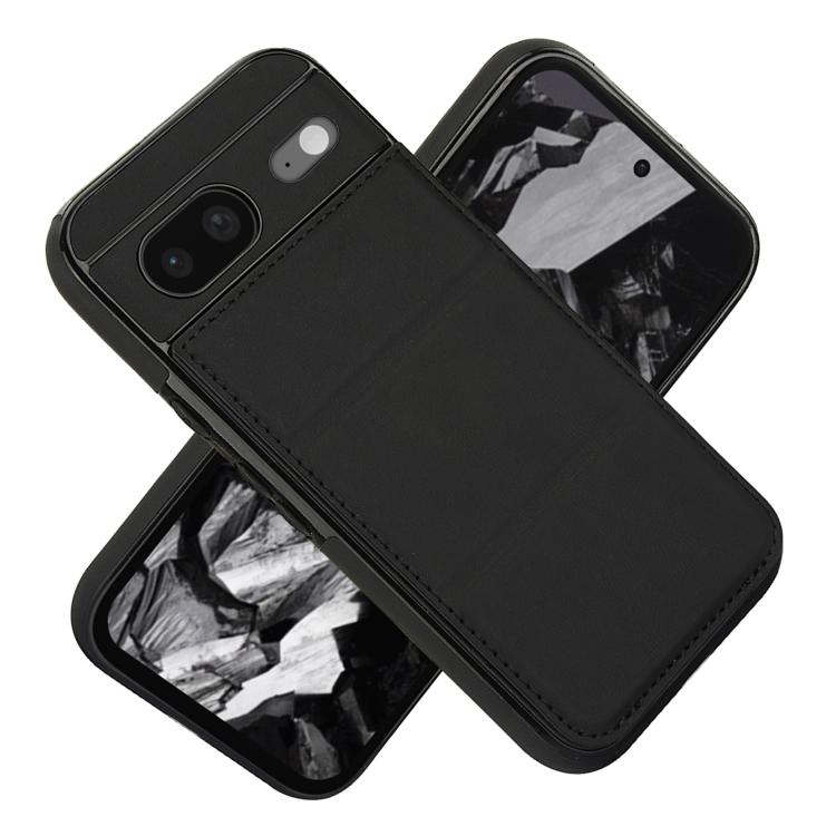 For Google Pixel 8 Tri-fold Holder Leather Phone Case with Card Slot
