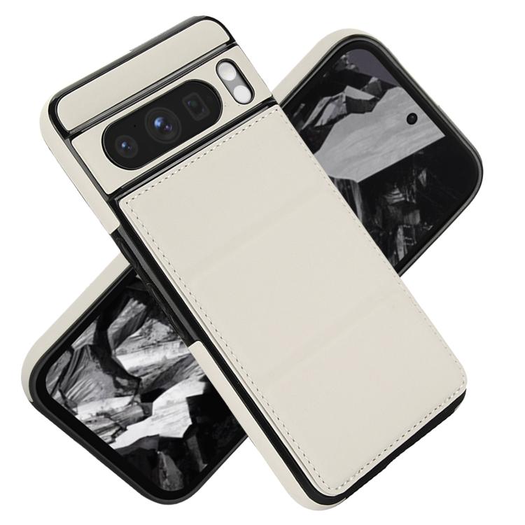 For Google Pixel 8 Pro Tri-fold Holder Leather Phone Case with Card Slot