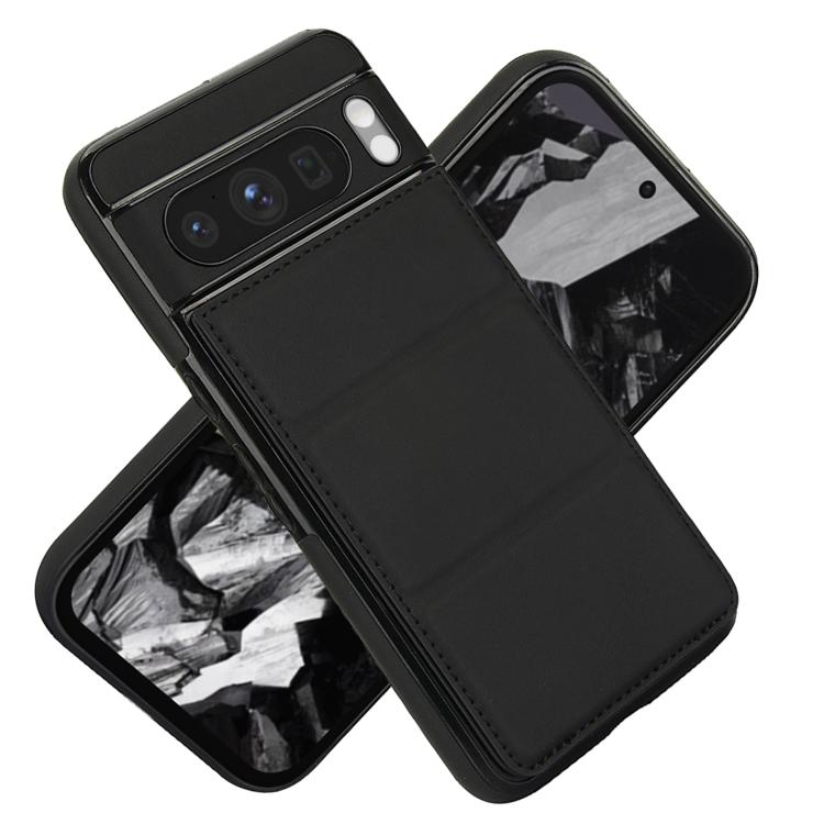 For Google Pixel 8 Pro Tri-fold Holder Leather Phone Case with Card Slot