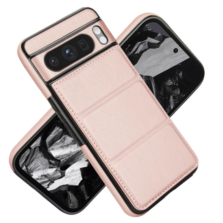 For Google Pixel 8 Pro Tri-fold Holder Leather Phone Case with Card Slot