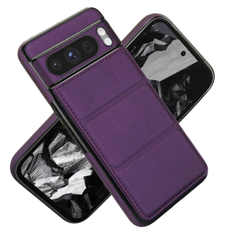 For Google Pixel 8 Pro Tri-fold Holder Leather Phone Case with Card Slot