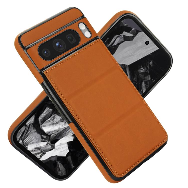 For Google Pixel 8 Pro Tri-fold Holder Leather Phone Case with Card Slot