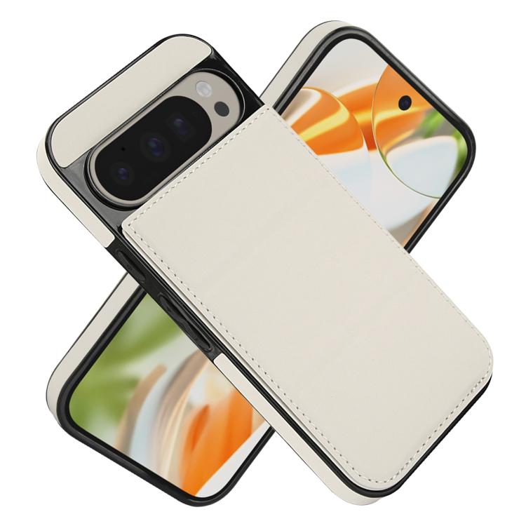 For Google Pixel 9 / 9 Pro Tri-fold Holder Leather Phone Case with Card Slot