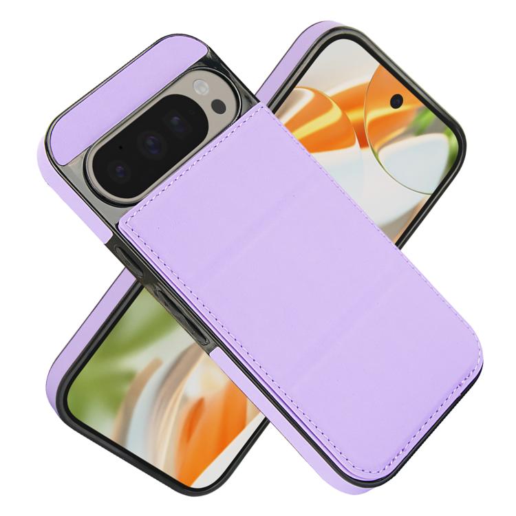 For Google Pixel 9 / 9 Pro Tri-fold Holder Leather Phone Case with Card Slot