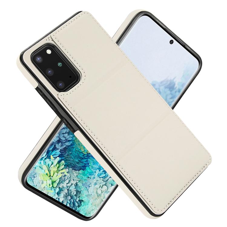 For Samsung Galaxy S20 Tri-fold Holder Leather Phone Case with Card Slot