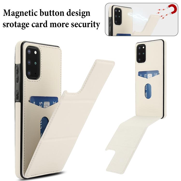 For Samsung Galaxy S20 Tri-fold Holder Leather Phone Case with Card Slot