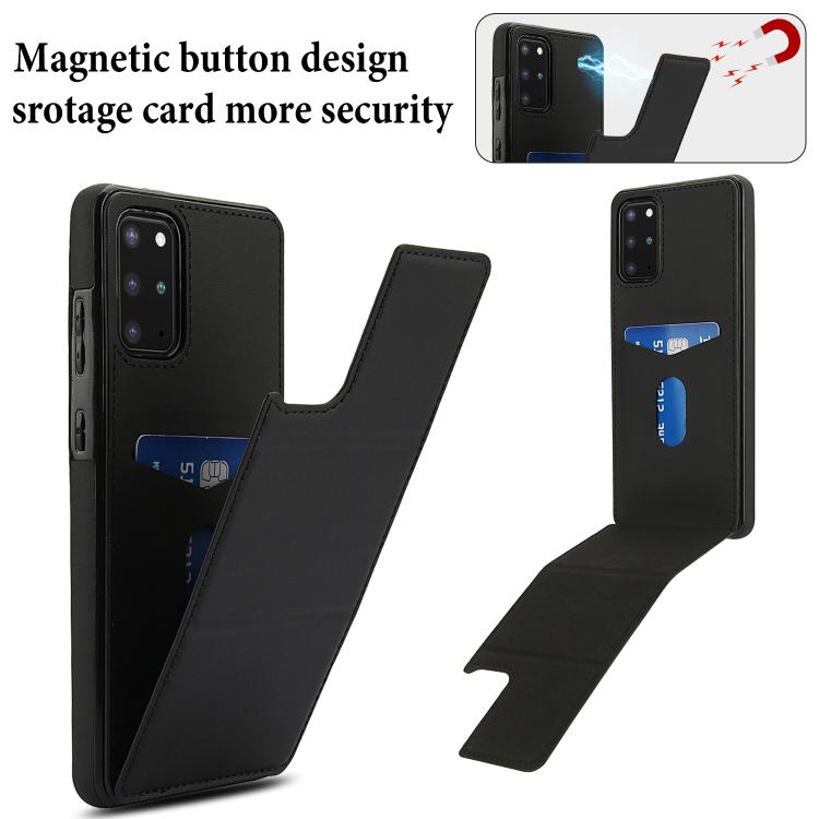 For Samsung Galaxy S20 Tri-fold Holder Leather Phone Case with Card Slot