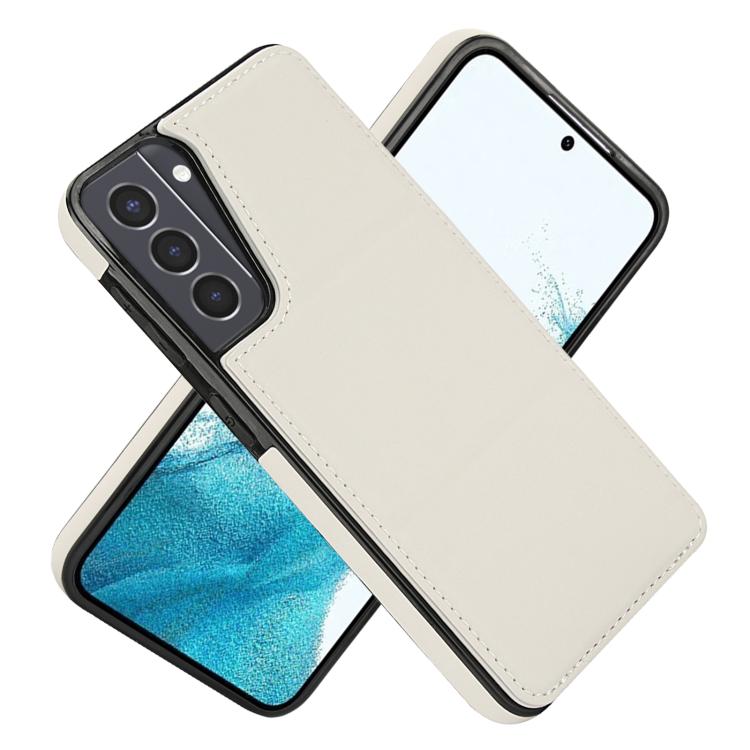 For Samsung Galaxy S21 5G Tri-fold Holder Leather Phone Case with Card Slot