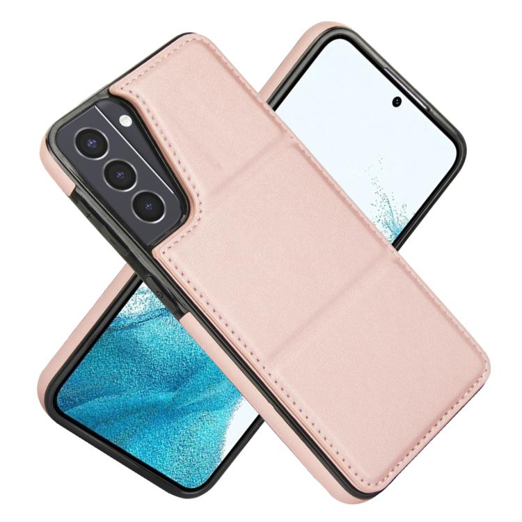 For Samsung Galaxy S21 5G Tri-fold Holder Leather Phone Case with Card Slot