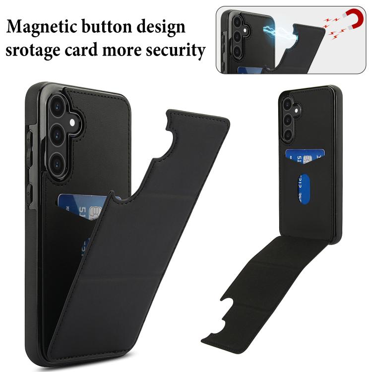 For Samsung Galaxy S23 FE 5G Tri-fold Holder Leather Phone Case with Card Slot