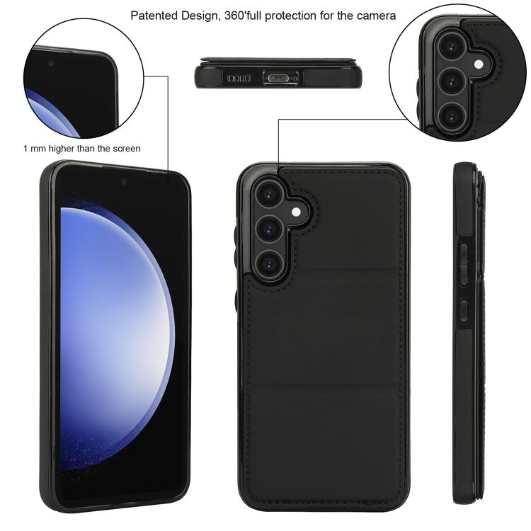 For Samsung Galaxy S23 FE 5G Tri-fold Holder Leather Phone Case with Card Slot