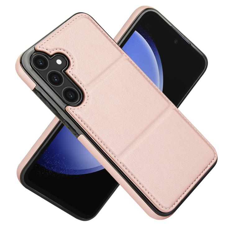 For Samsung Galaxy S23 FE 5G Tri-fold Holder Leather Phone Case with Card Slot