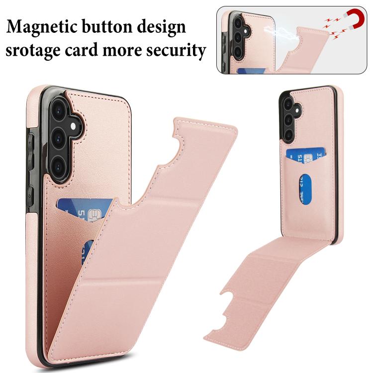 For Samsung Galaxy S23 FE 5G Tri-fold Holder Leather Phone Case with Card Slot