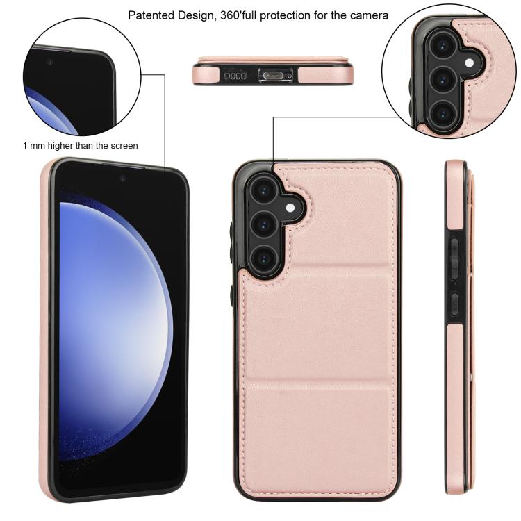 For Samsung Galaxy S23 FE 5G Tri-fold Holder Leather Phone Case with Card Slot