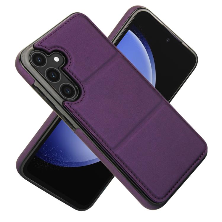 For Samsung Galaxy S23 FE 5G Tri-fold Holder Leather Phone Case with Card Slot
