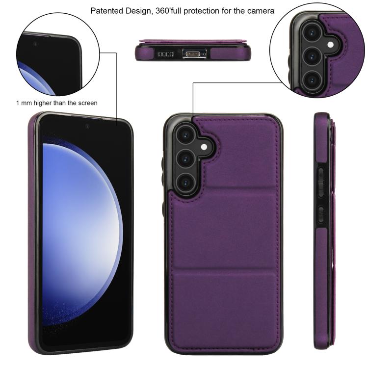 For Samsung Galaxy S23 FE 5G Tri-fold Holder Leather Phone Case with Card Slot