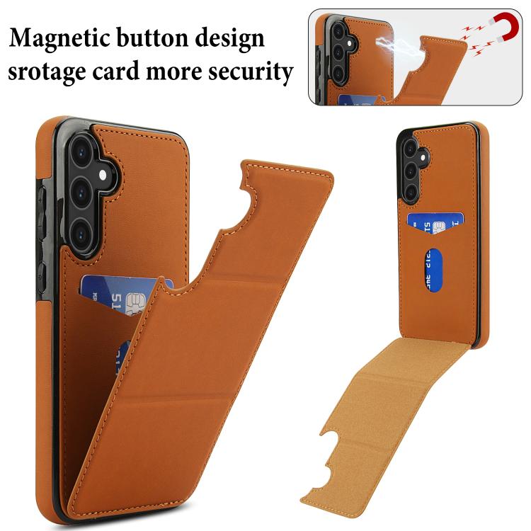For Samsung Galaxy S23 FE 5G Tri-fold Holder Leather Phone Case with Card Slot