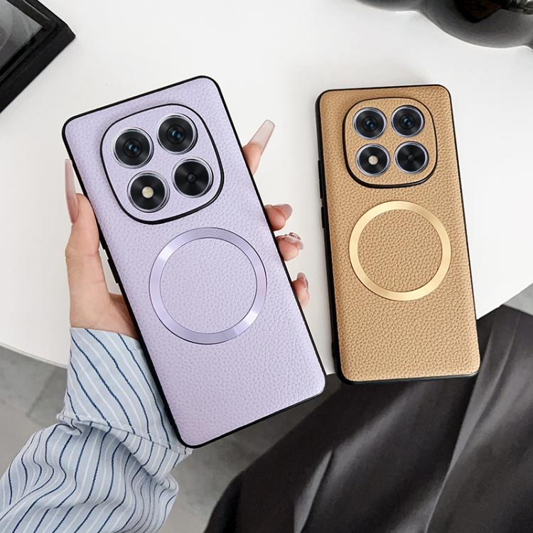 For Redmi Note 14 Pro 5G CD Magsafe Magnetic Litchi Texture Phone Case
