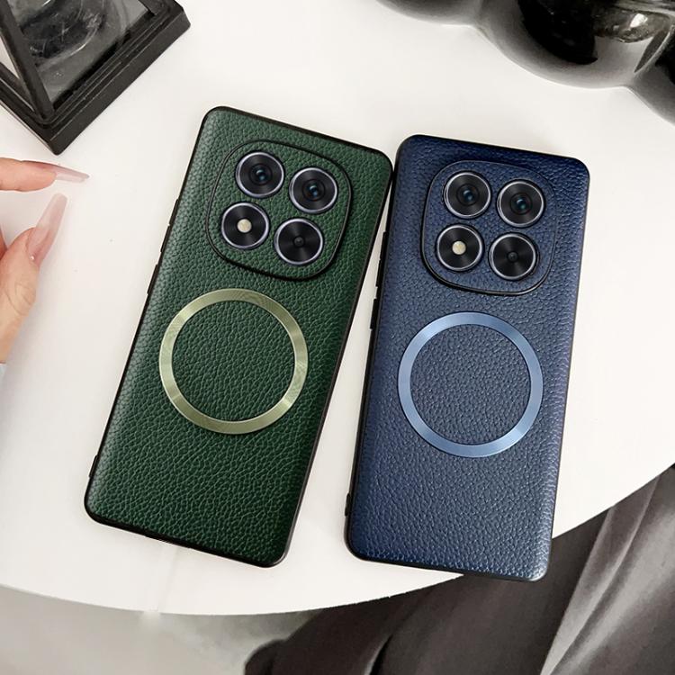 For Redmi Note 14 Pro 5G CD Magsafe Magnetic Litchi Texture Phone Case