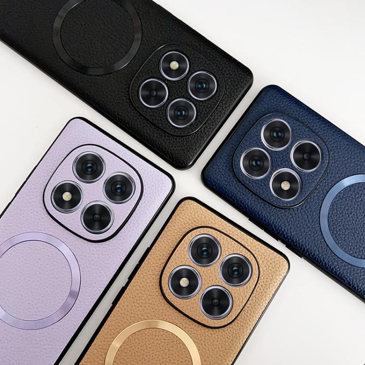 For Redmi Note 14 Pro 5G CD Magsafe Magnetic Litchi Texture Phone Case