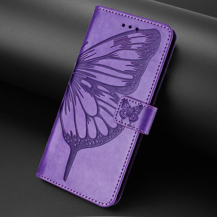 For Samsung Galaxy S26 5G Embossed Butterfly Leather Phone Case