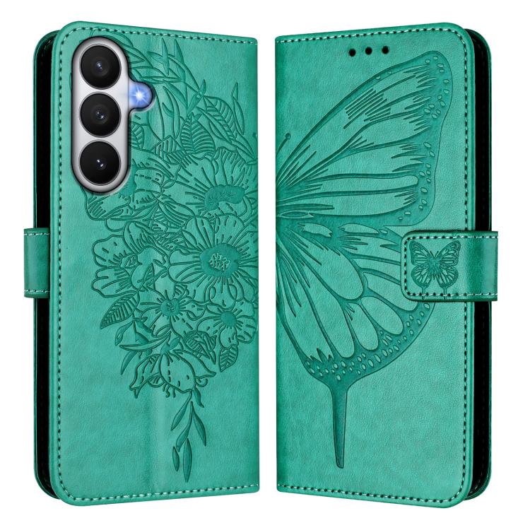 For Samsung Galaxy S26 5G Embossed Butterfly Leather Phone Case