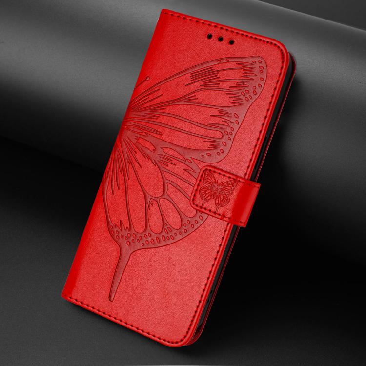 For Samsung Galaxy S26 5G Embossed Butterfly Leather Phone Case