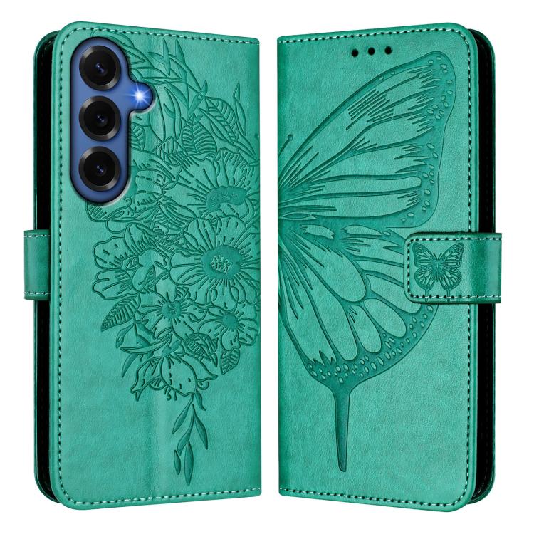 For Samsung Galaxy S26+ 5G Embossed Butterfly Leather Phone Case