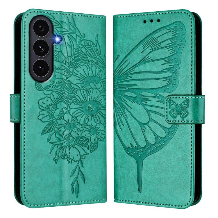 For Galaxy S26 FE 5G Embossed Butterfly Leather Phone Case