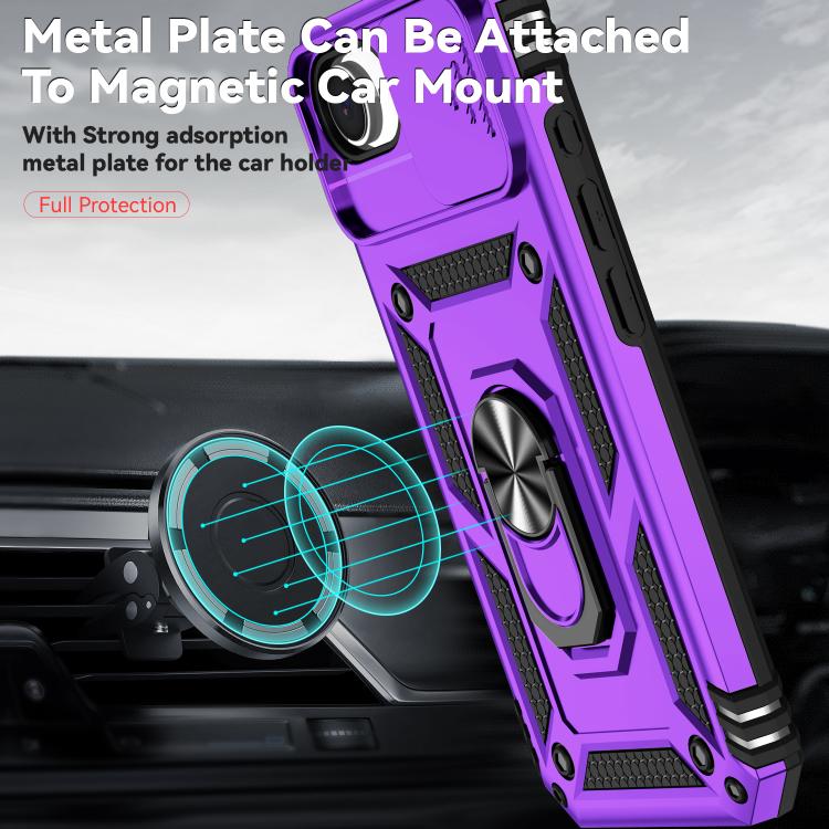 For iPhone 17e / 16e Sliding Camshield Holder Phone Case