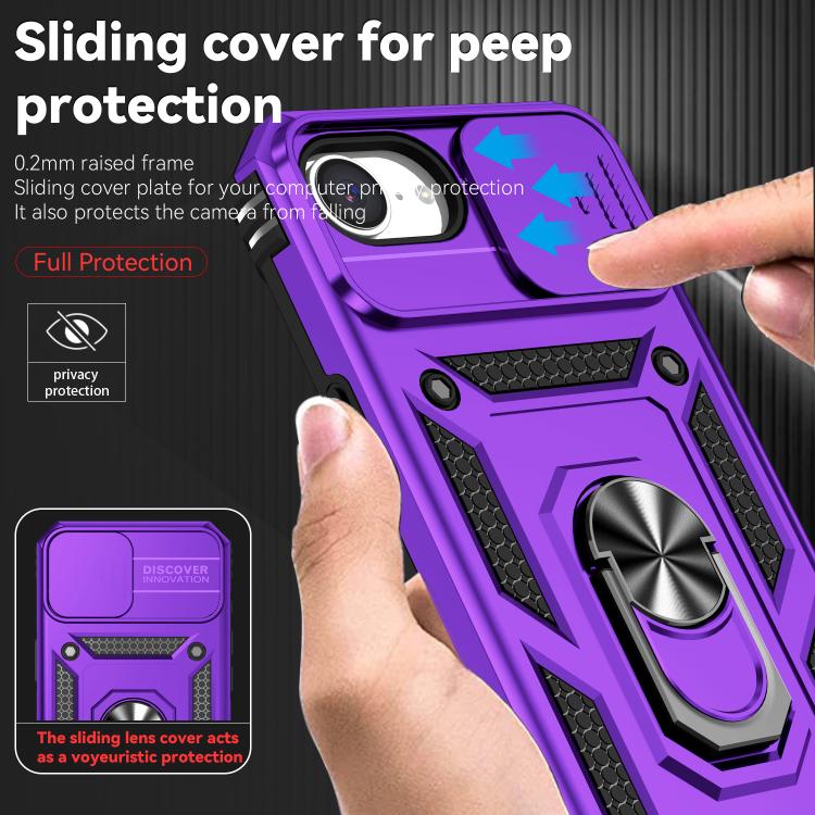 For iPhone 17e / 16e Sliding Camshield Holder Phone Case