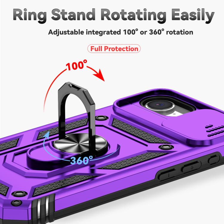 For iPhone 17e / 16e Sliding Camshield Holder Phone Case