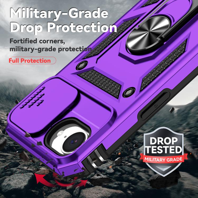 For iPhone 17e / 16e Sliding Camshield Holder Phone Case