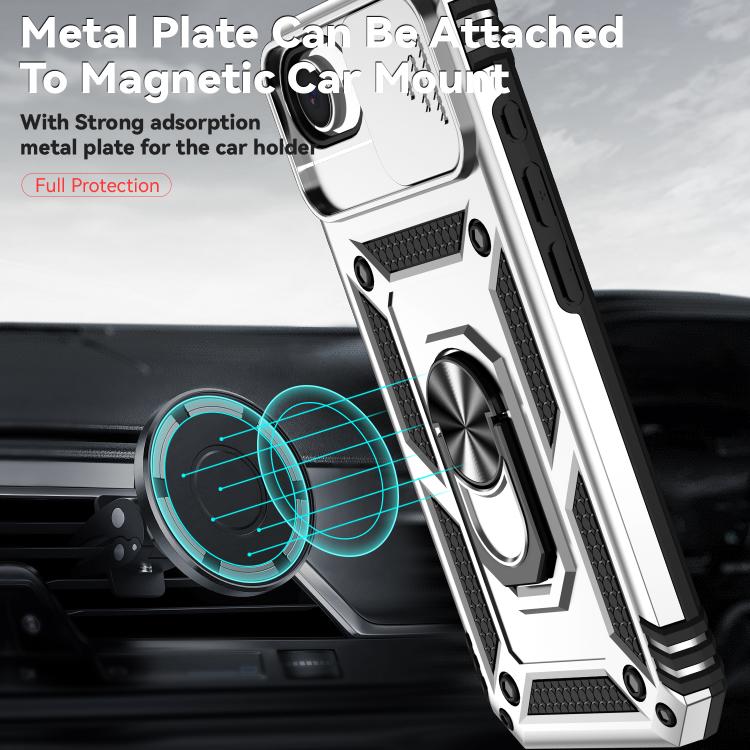 For iPhone 17e / 16e Sliding Camshield Holder Phone Case
