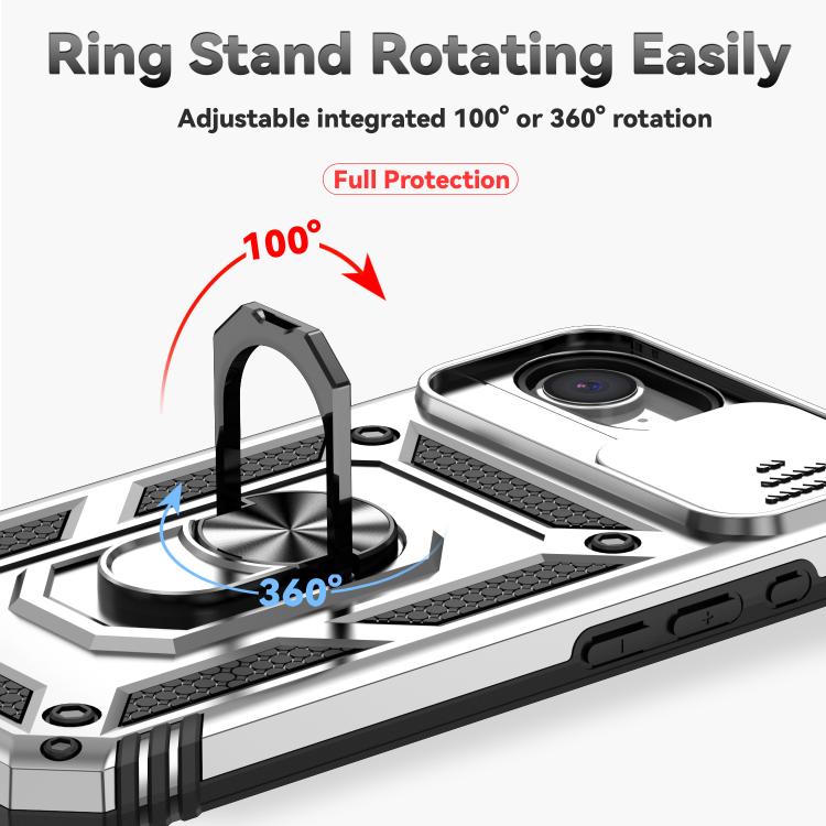 For iPhone 17e / 16e Sliding Camshield Holder Phone Case