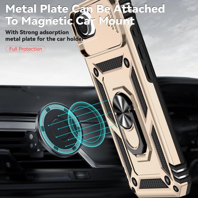 For iPhone 17e / 16e Sliding Camshield Holder Phone Case