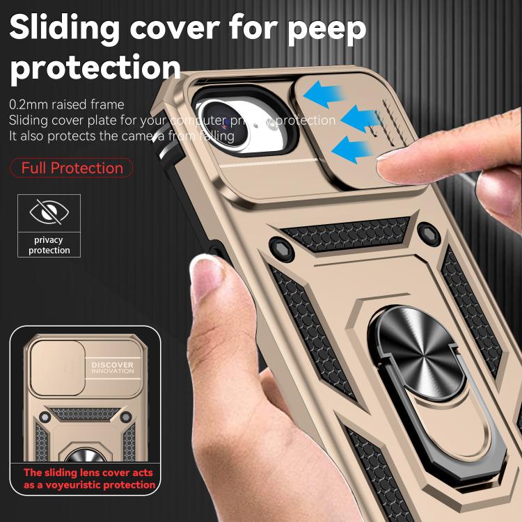 For iPhone 17e / 16e Sliding Camshield Holder Phone Case