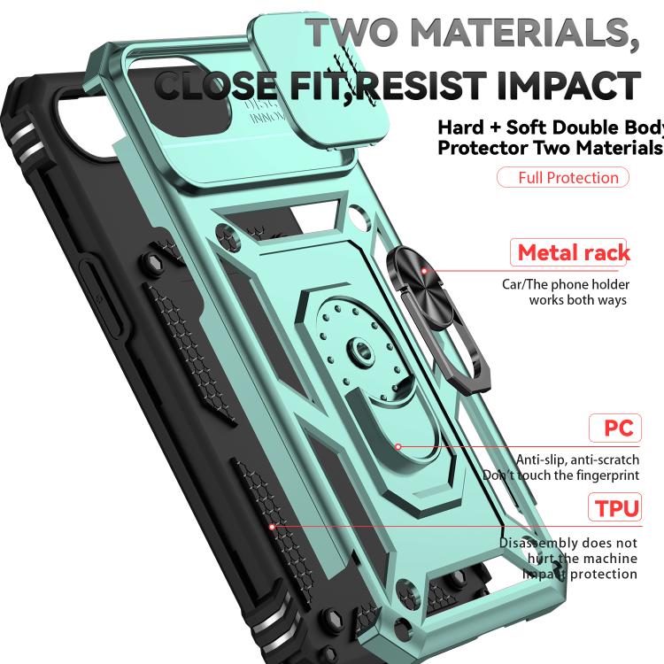 For iPhone 17e / 16e Sliding Camshield Holder Phone Case