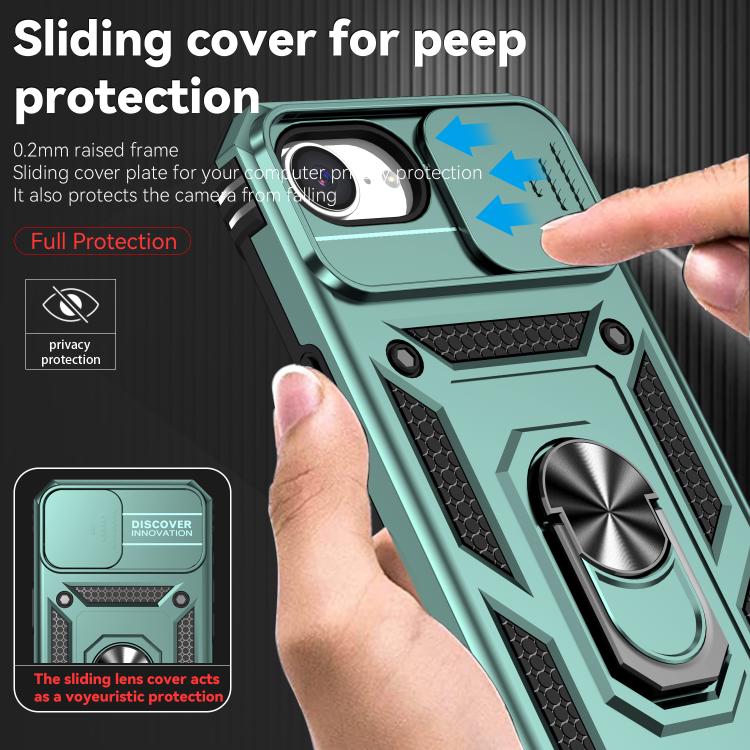 For iPhone 17e / 16e Sliding Camshield Holder Phone Case