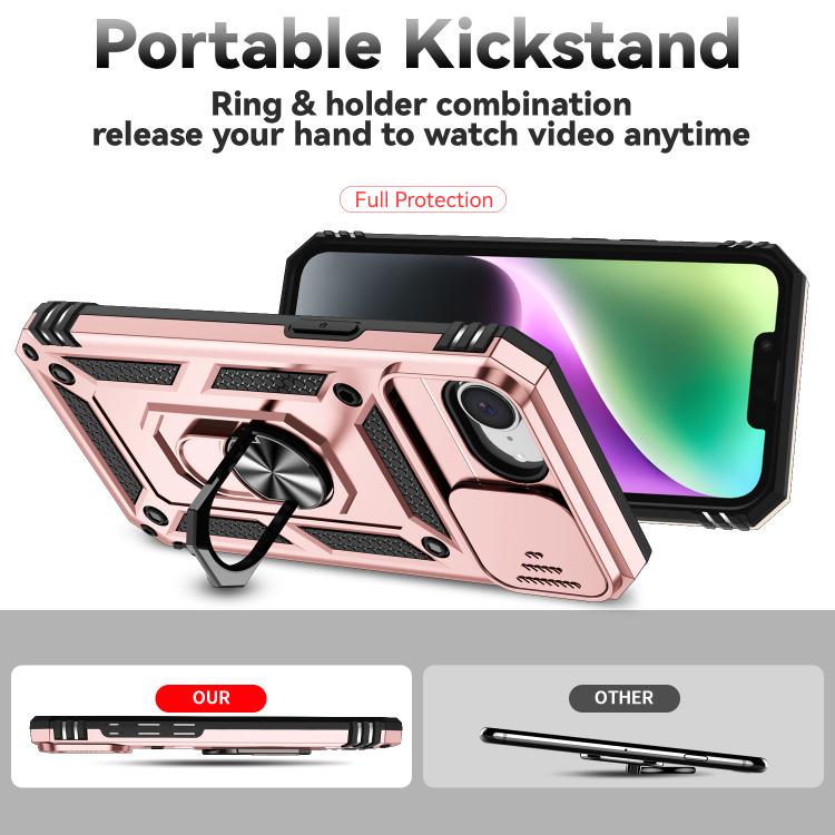 For iPhone 17e / 16e Sliding Camshield Holder Phone Case