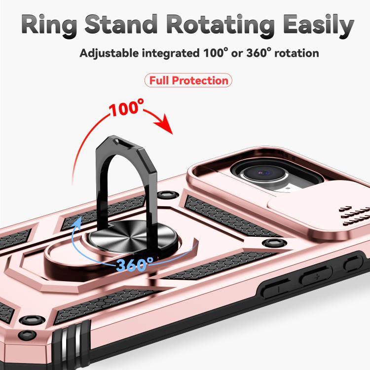 For iPhone 17e / 16e Sliding Camshield Holder Phone Case
