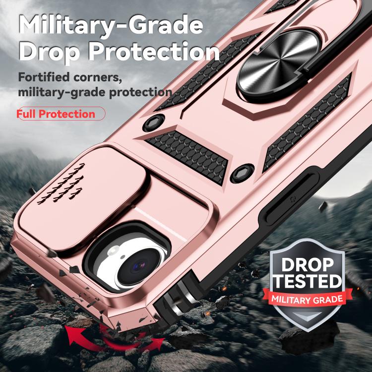 For iPhone 17e / 16e Sliding Camshield Holder Phone Case