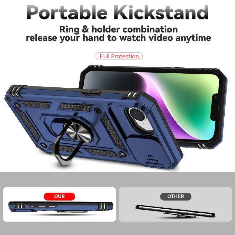 For iPhone 17e / 16e Sliding Camshield Holder Phone Case