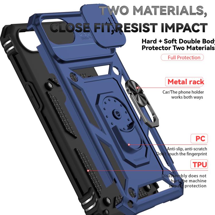 For iPhone 17e / 16e Sliding Camshield Holder Phone Case