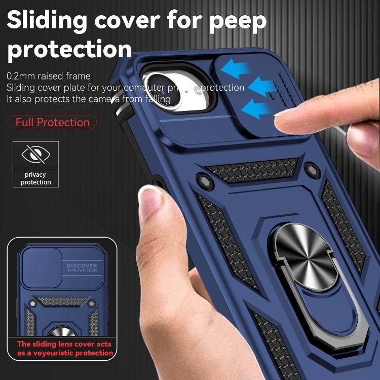 For iPhone 17e / 16e Sliding Camshield Holder Phone Case