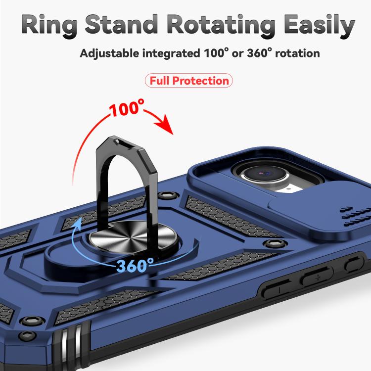 For iPhone 17e / 16e Sliding Camshield Holder Phone Case