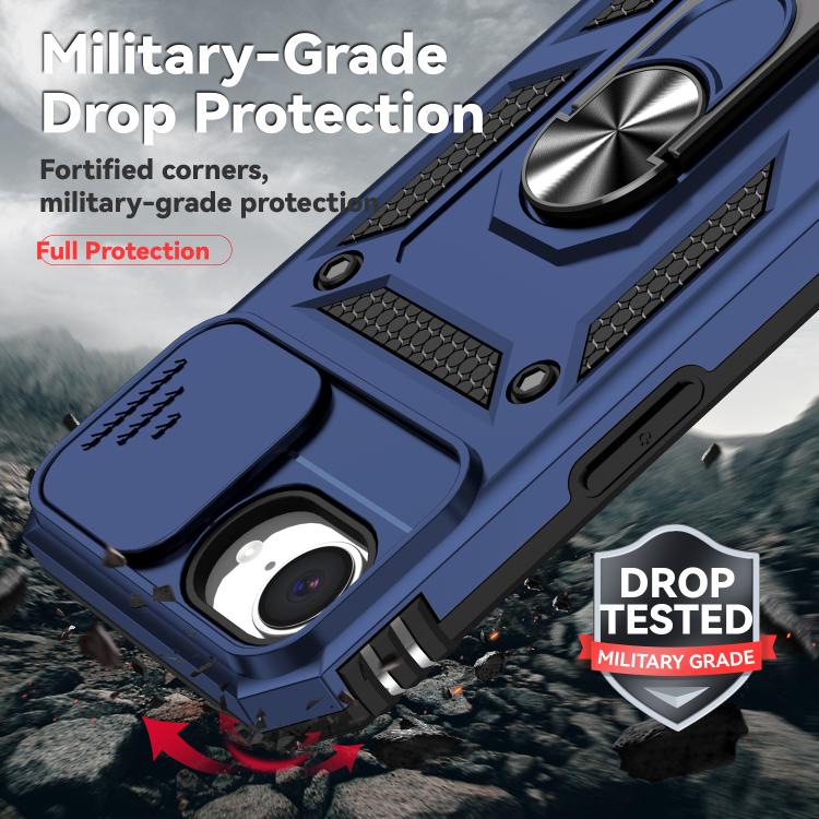 For iPhone 17e / 16e Sliding Camshield Holder Phone Case