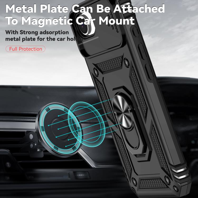 For iPhone 17e / 16e Sliding Camshield Holder Phone Case